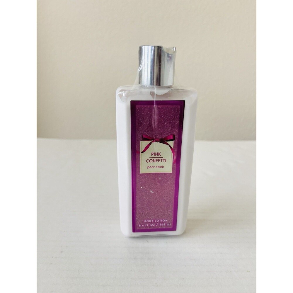 Bath & Body Works 8.4 FL OZ Pink Confetti Pear Cassis Body Lotion - New (Sealed)